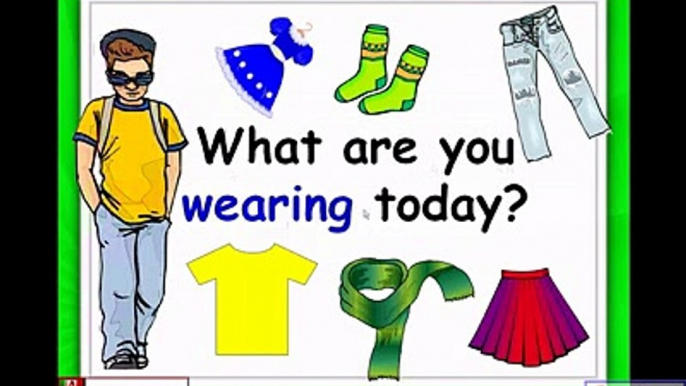 Enfants vocabulaire vêtements vêtements Apprendre Anglais pour enfants Anglais éducatif vidéo