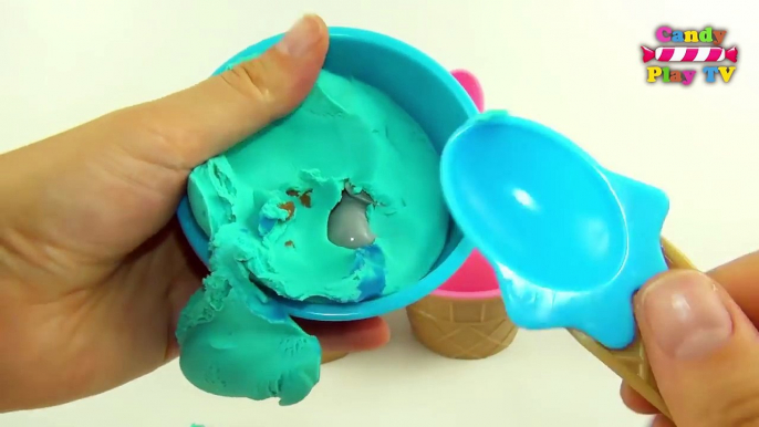 Et argile les couleurs petits gâteaux amusement amusement Apprendre la modélisation jouer jouets avec Doh surprise playdough creativ