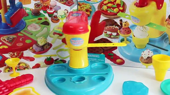 Y cocina Corte crema postres masa comida hielo jugar juego conjunto juguete Doh playdoh