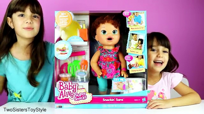 BABY ALIVE EATS TACO BELL - Baby Alive Snackin Sara Eats and Poops!