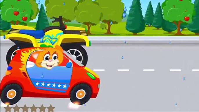 Et voiture dessin animé chat enfants chien conduire pour Il y a Salut enfants course course Courses voir aujourdhui sera vous vous vous elle