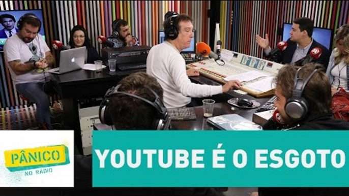 "O YouTube é o esgoto da comunicação", define Emílio Surita | Pânico