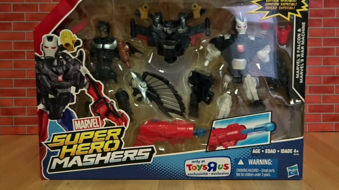 Superhero mashers Iron man, War Machine, Captain america, Falcon Marvel Toys #SurpriseEggs