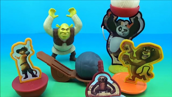 Des gamins repas film Nouveau de de examen Ensemble vidéo Dreamworks animation 6 wendys toys