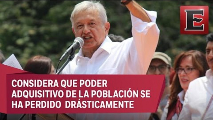 El salario mínimo no alcanza ni para lo “mínimo”: López Obrador