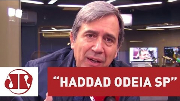 "Haddad tem ódio da cidade", diz Villa | Jornal da Manhã | Jovem Pan