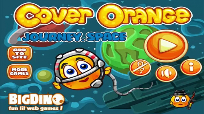 Cubierta naranja naranja naranja en Niños para de dibujos animados de dibujos animados de color naranja salvación juego de aventura espacial