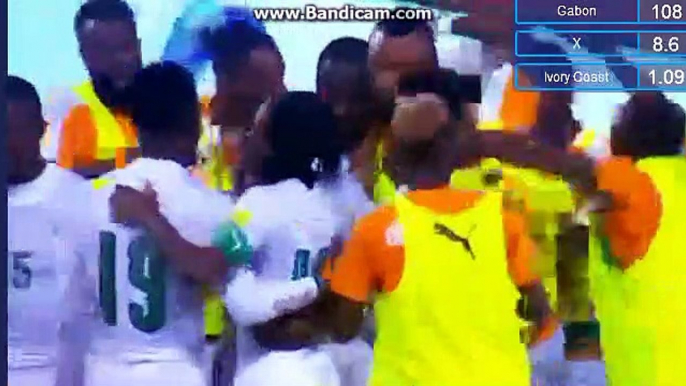 But Doumbia Gabon 0-2 Côte d'Ivoire  02.09.2017