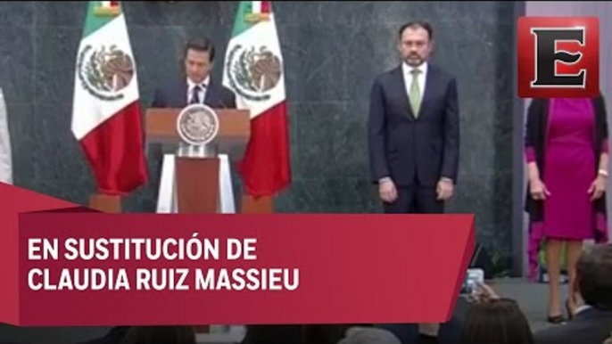 Luis Videgaray nuevo titular de la Secretaria de Relaciones Exterioes