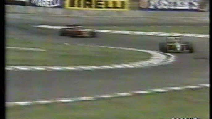 Gran Premio del Messico 1990: Sorpasso di Mansell a N. Piquet