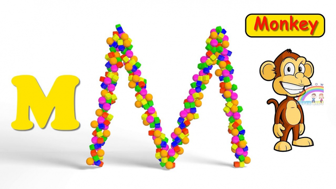 Learn Alphabets for toddlers, Learn ABC with 3D Colorful Candies, Learning alphabets for k