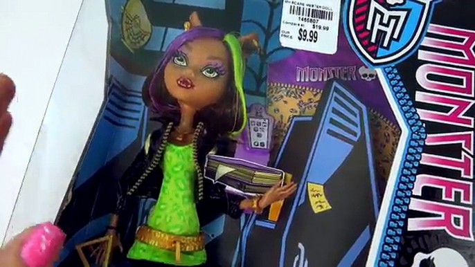 Fille poupée haute monstre de de examen effrayer école le le le le la loup-garou Loup clawdeen Mester unboxi