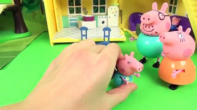 Dans le avec Peppa Pig Peppa George joue à cache-cache