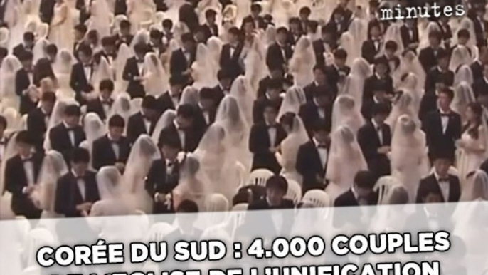 Corée du Sud: 4.000 couples de l’Eglise de l’unification se marient collectivement