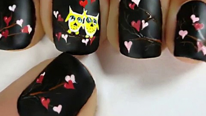 Valentines Day Heart Nail Art Tutorial - Valentines Day Nails for Valentines Day Nail Art Valentines Day nail designs(2)