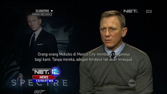 Aktor James Bond, Daniel Craig Kunjungi Rilis Perdana Spectre di Meksiko - NET12