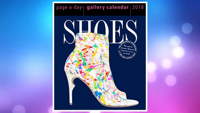 Download PDF Shoes Page-A-Day Gallery Calendar 2018 FREE