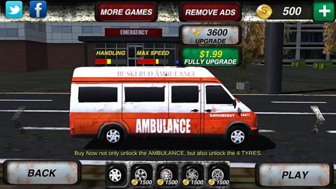 Androïde ville porter secours zombi Jeu dambulance hd