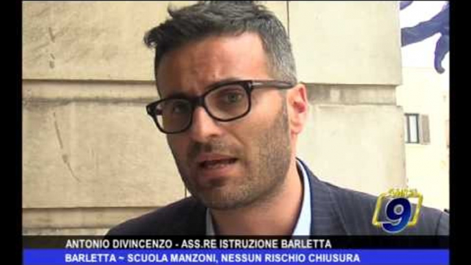 Barletta | Scuola Manzoni, nessun rischio chiusura