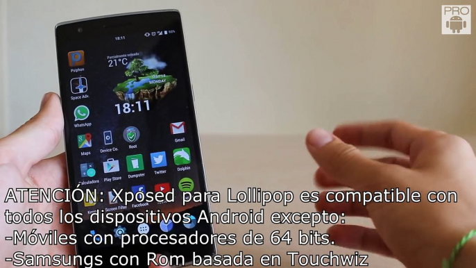 Como instalar Xposed Framework en Android Lollipop 5.0 y 5.1