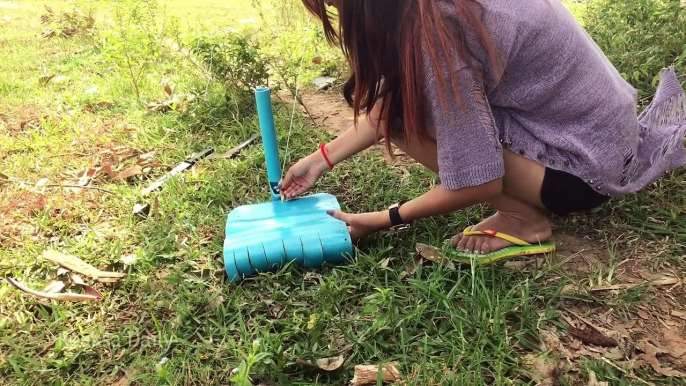 Awesome Quick Bird Trap Using PVC How To Make Bird Perch Snare Traps With Water Pipe Works