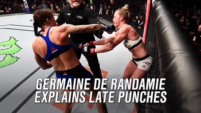 Germaine de Randamie offers Holly Holm a rematch | @TheBuzzer | FOX SPORTS