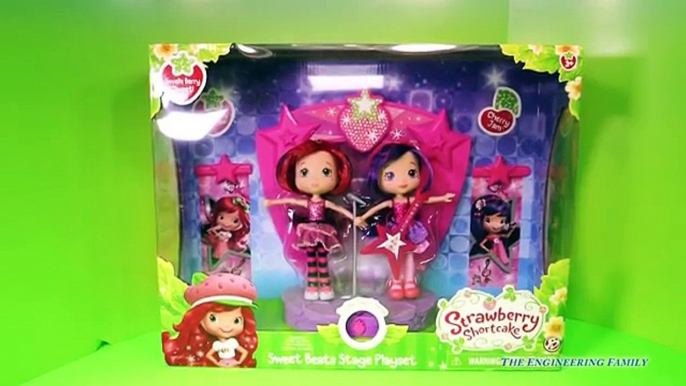 Strawberry Shortcake PLAY DOH Sweet Beats Stage Cherry Jam Doll Concert - Real Music & Son