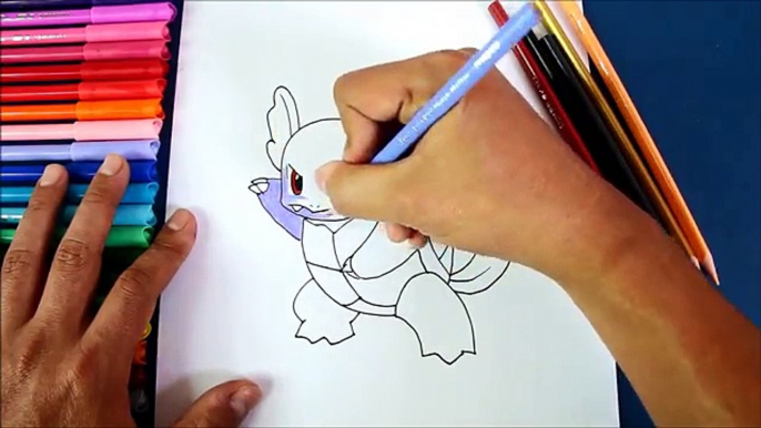 Cómo dibujar a BLASTOISE (Pokémon GO) | How to draw Blastoise (Pokemon GO)