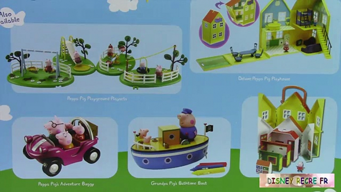 Voiture vacances porc peppa camping de vacances jouet campervan playset