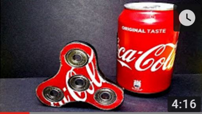 AMAZING Coca-Cola  Fidget Spinner HOW TO MAKE