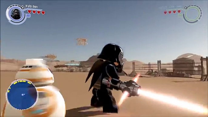 LEGO Star Wars: The Force Awakens - All Lightsaber Charers + (DLC) | Free Roam Gameplay