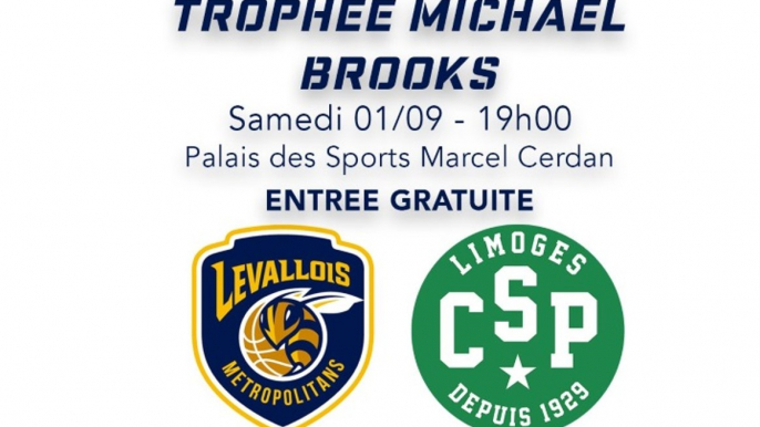 LIVE BASKET : LEVALLOIS VS LIMOGES (TROPHÉE MICHAEL BROOKS)