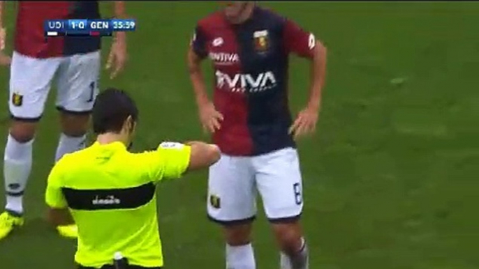 Andrea Bertolacci Red Card - Udinese 1-0 Genoa 10.09.2017