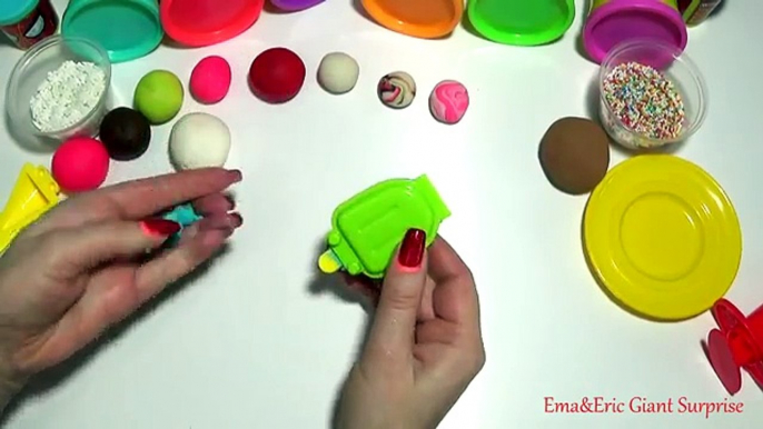 Play Doh Popsicles Playset Playdough Ice Cream Video for Girls Boys and Toddlers Part İ