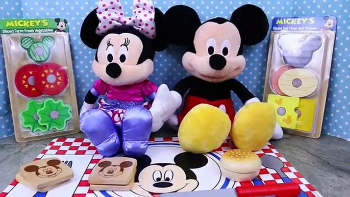 Et anniversaire gâteau souris en bois Mickey clubhouse melissa doug pizza minnie surprise