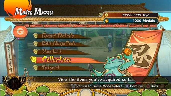 [Xbox360 & PS3] Naruto Ultimate Ninja Storm Revolution : Save Editor - Customization Featu