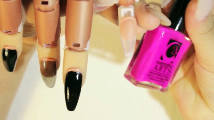 HOW TO: Smokey + Foiled Squaletto Nails ♥