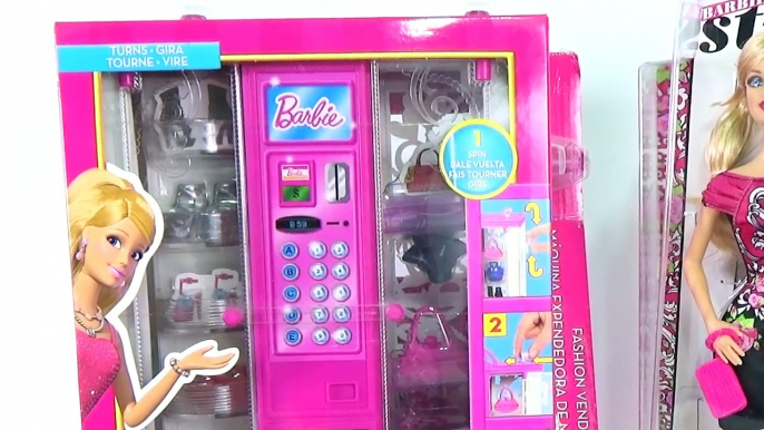 Barbie e Spectra Vondergeist Monster High Maquina de Modas Fashion Vending Machine Barbie Dolls Toys