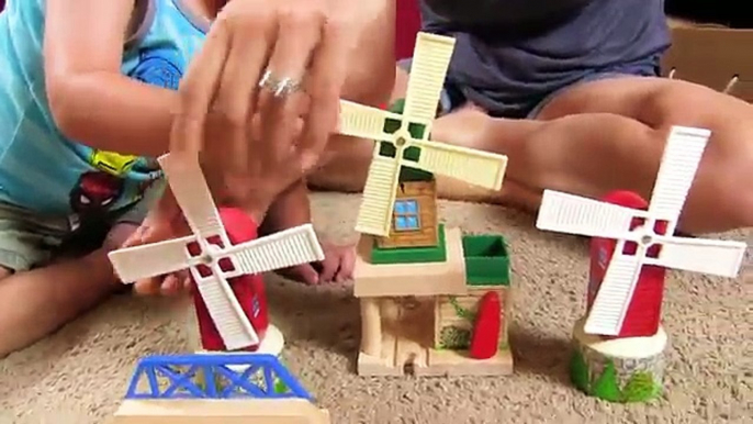 Thomas and Friends | Thomas Train with Tobys Windmill and Brio | Toy Train Videos for Children