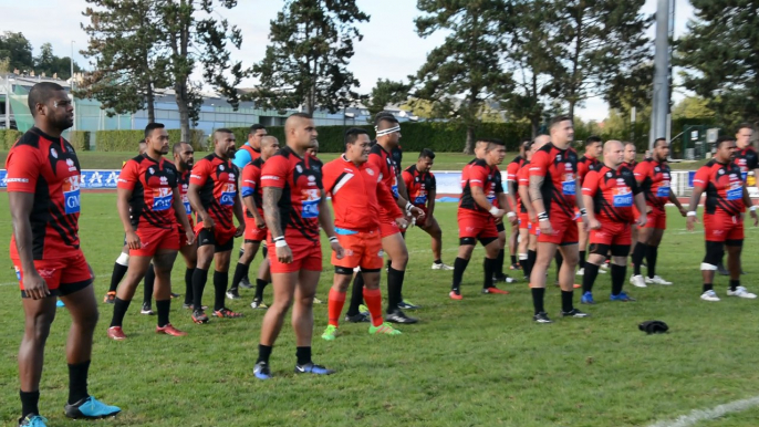 Le haka du XV du Pacifique