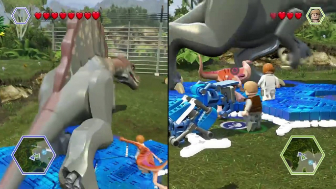 LEGO® Jurassic World part 5 Spinosaurus vs Indominus Rex