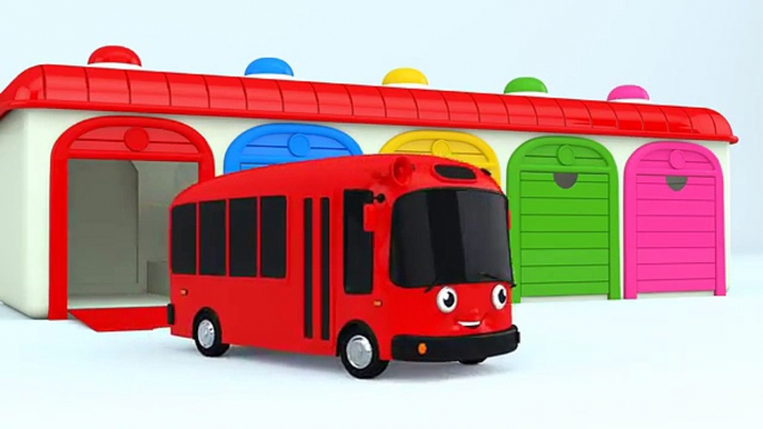 Colors for Children to Learn with Color Bus Toy - Colours for Kids to Learn - Learning Videos