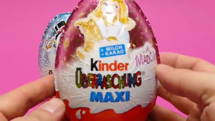 2 KINDER Surprise Maxi Eggs Christmas With My Little Pony And Peanuts Toys + KINDER Mini M