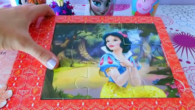 Disney Princess Rapunzel Snow White Brave Merida Tinker Bell Frozen Unboxing Kinder Surpri