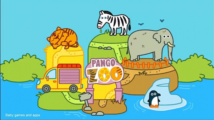 Et animaux bébé soins dessin animé pour amusement amusement des jeux ont enfants jouer avec Pango Zoo |