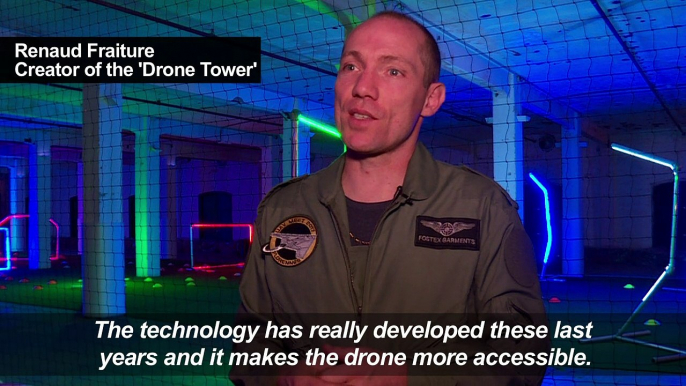 Drone Tower: high-tech drone flying centre opens in Brussels