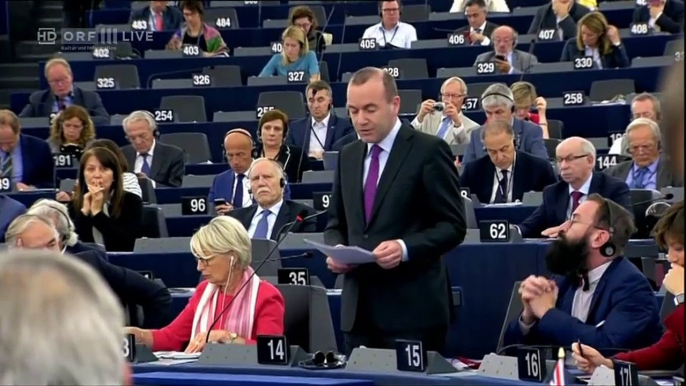 Jean-Claude Junckers Rede zur Lage der EU-Manfred Weber