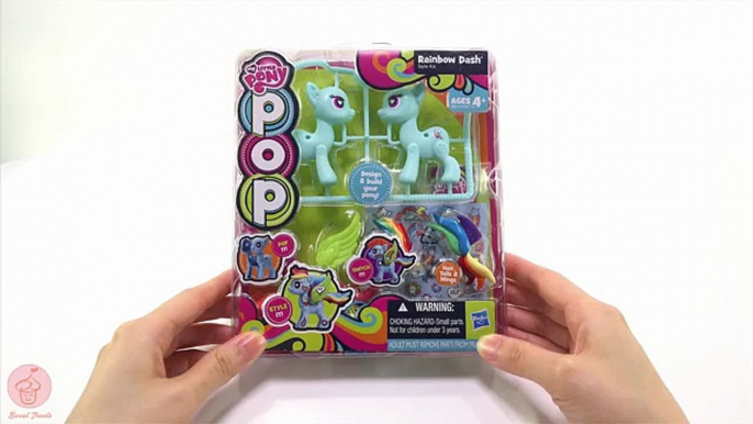 My Little Pony POP Rainbow Dash Style Kit TOY unboxing MLP | Sweet Treats Playdough