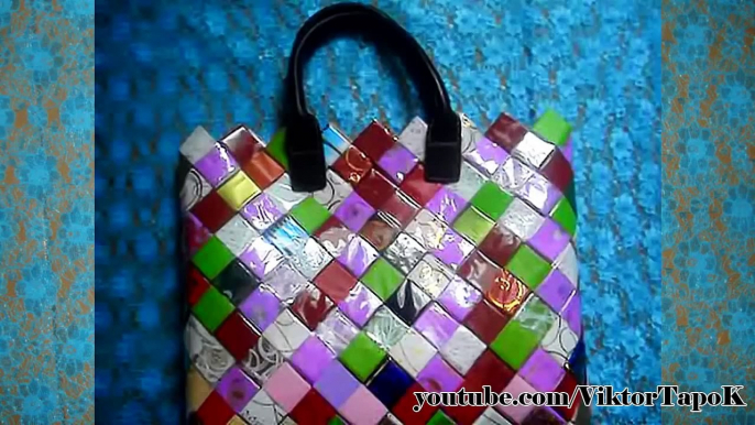 How to Make a Bag Out of flower wrapper