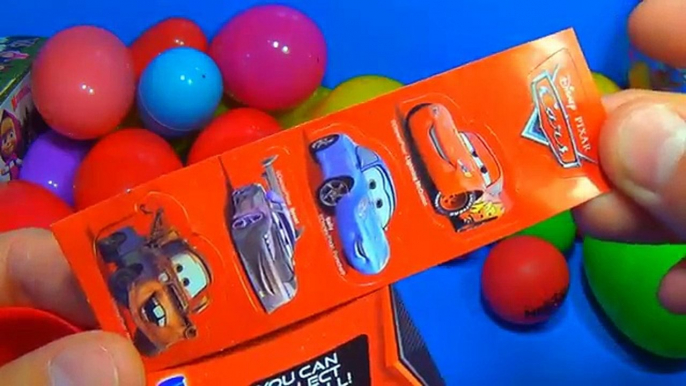 30 Surprise Eggs!!! Disney CARS MARVEL Spider Man SpongeBob HELLO KITTY PARTY ANIMALS Lps